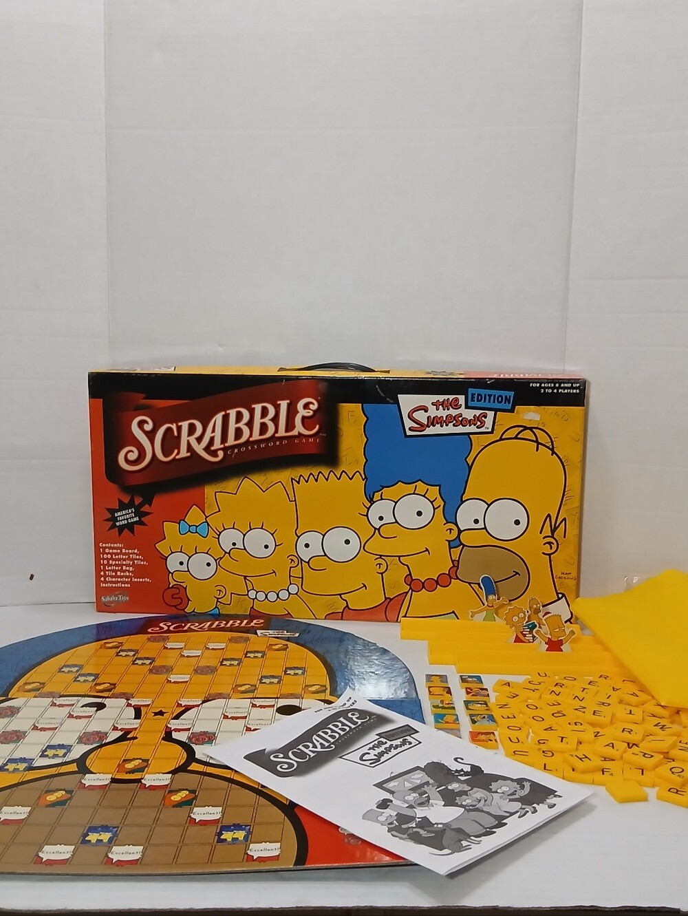Scrabble Crossword Game 2007 The SIMPSONS Boarders Exclusive Version Complete